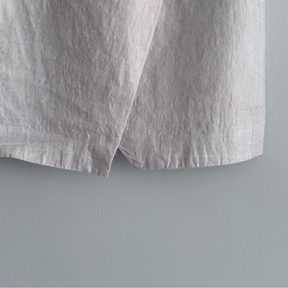 J Crew metallic linen skirt - Picture 6 of 7